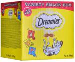Dreamies Variety Snack Box - cat treats - 12x60 g