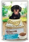 Stuzzy Sfilaccetti with white fish meat - wet dog food - 100g