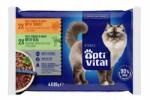  OPTIVITAL Sterile Turkey and veal - wet cat food - 4x85g