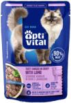  OPTIVITAL Tasty shreds in gravy with lamb - wet cat food - 85g