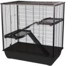  INTER-ZOO Frodo + Plastic Black - cage for a hamster