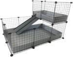  C&C modular cage one-storey 3x2 + Loft 2x1 + Silver ramp