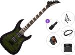 Jackson JS Series Dinky Arch Top JS32Q DKA HT AH Premium SET Transparent Green Burst Електрическа китара