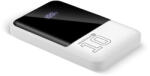 everActive Powerbank 10 000mAh, 2x USB, 1x USB-C 22, 5W, QC4+, LCD screen, white (EB-10Q)