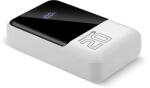 everActive Powerbank 20 000mAh, 2x USB, 1x USB-C 22, 5W, QC4+, LCD screen, white (EB-20Q)