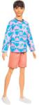Mattel Barbie Papusa Baiat Fashionistas Cu Bluza Cu Inimioare (MTDWK44_HRH24) Papusa Barbie