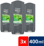 Dove Men + Care Extra Fresh tusfürdő (3x400 ml) + AJÁNDÉK neszesszer táska
