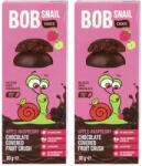 Bob Snail alma-málna gyümölcs snack étcsokoládéban (2x30 g)