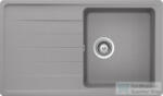 SCHOCK Element D-100 konyhai mosogatótálca CRISTALITE® Croma 860 x 500 mm, gránit kompozit, szürke ELED100CROM (ELED100CROM)