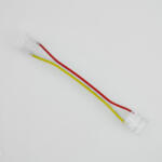 Ecolight LED szalag csatlakozó RGB/RGBW/RGBCCT COB DIGITAL 12mm kétoldalas pattintós vezetékkel 10cm összekötő Ecolight (ECOAKC0610)