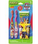 Psi Patrol Két fogkefe gyerekeknek paszta szett Bögre Psi Patrol puha (PAW PATROL DENTAL SET 4PC)