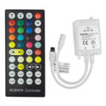 Ecolight LED szalag vezérlő RGB CCT 24A 288W 5-24V IR 40 gombos távirányítóval Ecolight (ECOAKC0208)