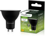 Lumileds LED GU10 PAR16 spot izzó 3W = 25W 300lm 4000K semleges fehér 120° fekete LUMILED (LUMLEDF6044)