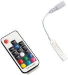 Ecolight RF LED szalag vezérlő RGB 17 gombos RF 72W 5-24V távirányítóval Ecolight (ECOAKC0206)