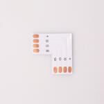 Ecolight Sarok LED szalag csatlakozó RGB összekötő L típusú 90° 10mm Ecolight (ECOAKC0234)