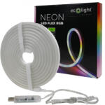 ECOLight NEON LED szalag RGB 5V DC USB távirányító zenére vezérelhető 3m Ecolight (ECOTAS4356)