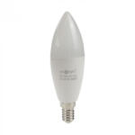 ECOLight LED izzó gyertya B37 E14 10W 900lm 6500K hideg fehér Ecolight (ECOLED1393)