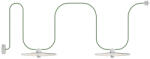 Creative-Cables Creative Cables lámpatest Moduláris kültéri fényfüzér IP65, 2 lámpaernyővel és rozettával PDE2BIEIVA2BSX08DDBIA (PDE2BIEIVA2BSX08DDBIA)