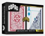 Copag COPAG Legacy, plasztik bridzs kártya, 4 színű, Jumbo index, dupla csomag