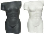  „Woman Nagy méretű matt fehér vagy fekete színű gyönyörű női test formájú kaspó - 60 cm (99361)