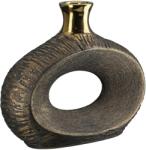  „Faro arany színű, kerámia váza - 25, 5 cm (61373)