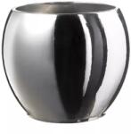  Fényes króm hatású modern kaspó 18cm (192303)