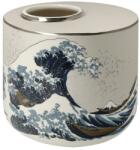  Hokusai - The great wave „A nagy hullám porcelán váza - 16 cm (67075111)