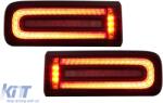 KITT Első lökhárító spoiler LED DRL hosszabbító Mercedes G-osztály facelift W463 W464 G350 G400 G500 (2018-) (FBSMBW464BR)