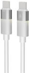 AVAX Töltőkábel, USB-C - USB-C, 60W, 1 m, AVAX "CB316 Glowy", fehér (AVAX_CB316)