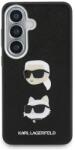 KARL LAGERFELD Carcasa Karl Lagerfeld Saffiano Double Heads Metal compatibila cu Samsung Galaxy S26 Plus, Negru (3666339612320)