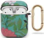 Guess Husă Guess GUACA2TPUBKFL01 pentru AirPods, verde, N. 1 Flower Collection (GUACA2TPUBKFL01)