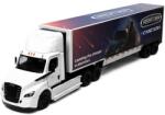 Kinsmart Детска играчка Kinsmart - Метален камион Freightliner eCascadia с контейнер, 1: 62, бял (53066)