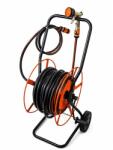 RICHMANN Furtun cu carucior metalic pentru gradina, pistol de stropit, 1/2, 50+2 m, 4 straturi, ranforsat, Richmann Exclusive (149211)