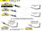 Arrow Exhaust Tobă finală ARROW Pro-Race pentru BMW S 1000 R / M 1000 R 2025-2026, Oțel inoxidabil