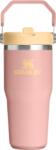 STANLEY Cana termica Iceflow Peach Rose cu maner si pai, 410 ml (10-12045-0129)