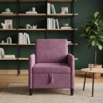 vidaXL Sofa cu Spatiu de Depozitare Violet 72 x 78 x 87 cm Poliester GartenMobel Dekor (42036890) Canapea
