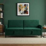 vidaXL Sofa cu Spatiu de Depozitare Verde închis 192 x 78 x 87 cm GartenMobel Dekor (42036991) Canapea