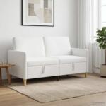 vidaXL Sofa cu Spatiu de Depozitare Alb 152 x 78 x 87 cm Poliester GartenMobel Dekor (42036930) Canapea