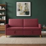 vidaXL Sofa cu Spatiu de Depozitare Rosu Vin 172 x 78 x 87 cm GartenMobel Dekor (42036950) Canapea