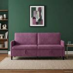 vidaXL Sofa cu Spatiu de Depozitare Violet 192 x 78 x 87 cm Poliester GartenMobel Dekor (42037002) Canapea