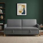 vidaXL Sofa cu Spatiu de Depozitare Gri închis 192 x 78 x 87 cm GartenMobel Dekor (42036976) Canapea