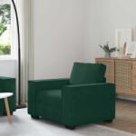 vidaXL Canapea fotoliu verde închis 100x78x84 cm catifea GartenMobel Dekor (4105002) Canapea