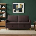 vidaXL Sofa cu Spatiu de Depozitare Maro închis 152 x 78 x 87 cm GartenMobel Dekor (42036923) Canapea