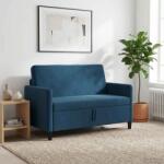 vidaXL Sofa cu Spatiu de Depozitare albastru 122 x 78 x 87 cm GartenMobel Dekor (42036914) Canapea