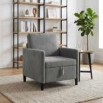 vidaXL Sofa cu Spatiu de Depozitare Gri închis 72 x 78 x 87 cm GartenMobel Dekor (42036878) Canapea