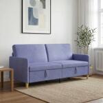 vidaXL Sofa cu Spatiu de Depozitare Albastru Jeans 192 x 78 x 87 cm GartenMobel Dekor (42036988) Canapea