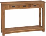 vidaXL Masa de consola natural 110 x 30 x 80 cm Lemn solid de tec GartenMobel Dekor (42024246)