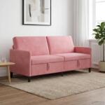 vidaXL Sofa cu Spatiu de Depozitare Roz 192 x 78 x 87 cm Poliester GartenMobel Dekor (42036993) Canapea