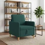 vidaXL Sofa cu Spatiu de Depozitare Verde închis 72 x 78 x 87 cm GartenMobel Dekor (42036868) Canapea