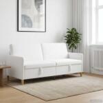vidaXL Sofa cu Spatiu de Depozitare Alb 192 x 78 x 87 cm Poliester GartenMobel Dekor (42036986) Canapea